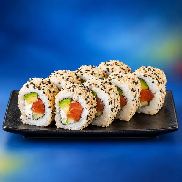 Inside the Sushi Go! -Garland kitchen - Freshly prepared Sushi for online ordering.