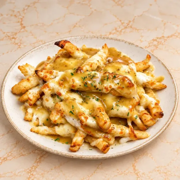 Close-up of popular Pizza,Wings favorites for Gilbert takeaway and online orders.