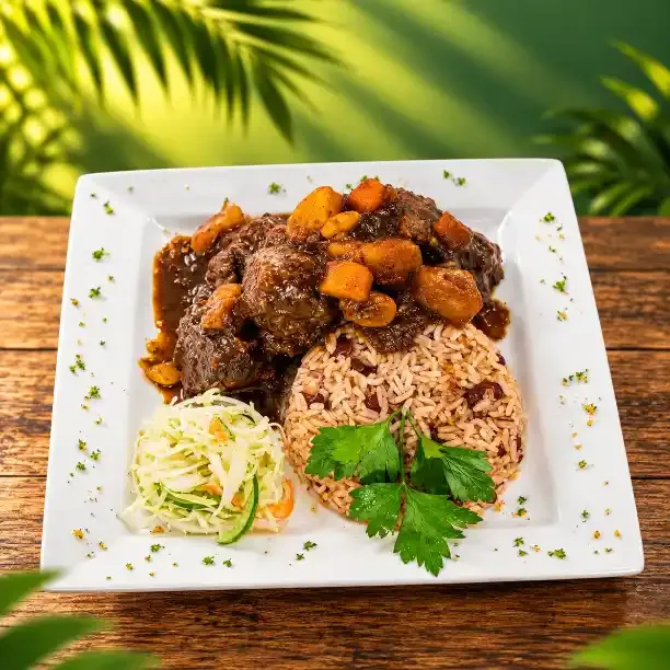 Inside the Tropical Bowl Express kitchen - Freshly prepared Caribbean for online ordering.