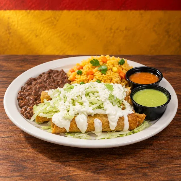 Plated Mexican,Tacos food - Trusted local Mexican,Tacos dining at El Pollo De Los Santos - E Lake St.