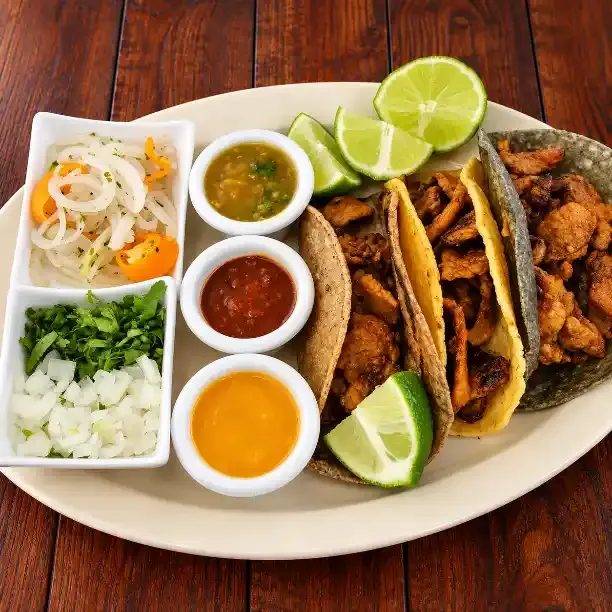 Signature Mexican,Tacos dishes - Fast online ordering from Rosticeria El Limon.