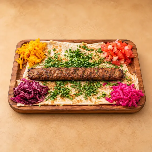 Plated Mediterranean food - Trusted local Mediterranean dining at Palms Market.