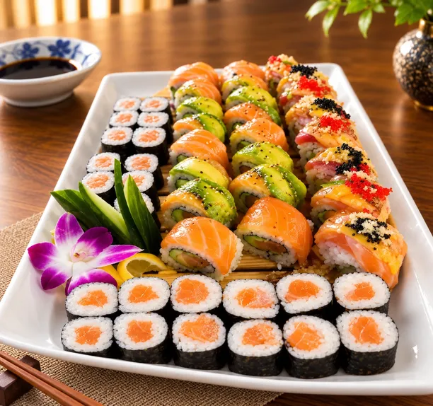 Inside the Kazoku Japanese Restaurant kitchen - Freshly prepared Japanese,Sushi for online ordering.