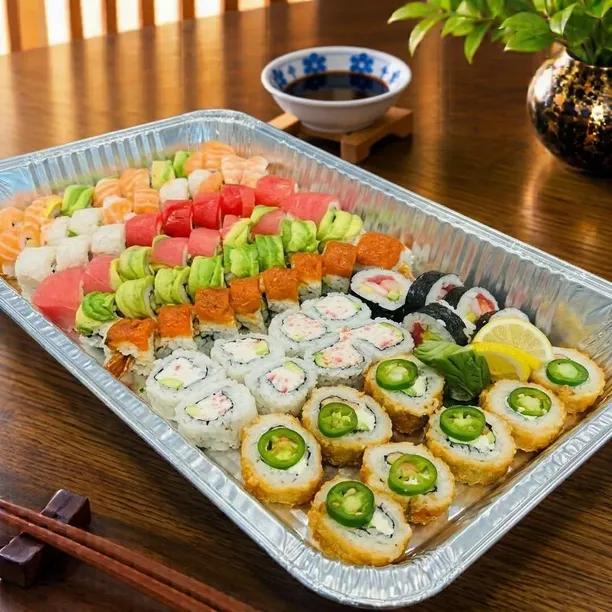 Authentic Japanese,Sushi dishes from the top-rated Kazoku Japanese Restaurant kitchen in Burnsville.