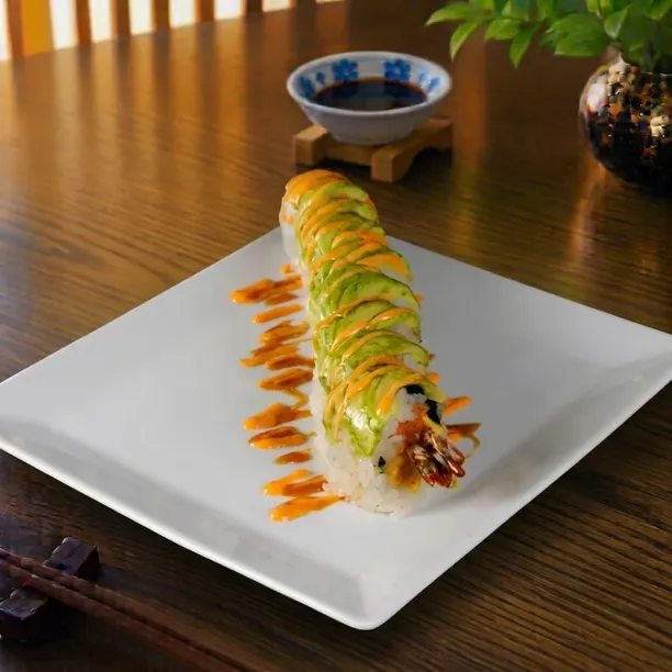 Close-up of popular Japanese,Sushi favorites for Burnsville takeaway and online orders.