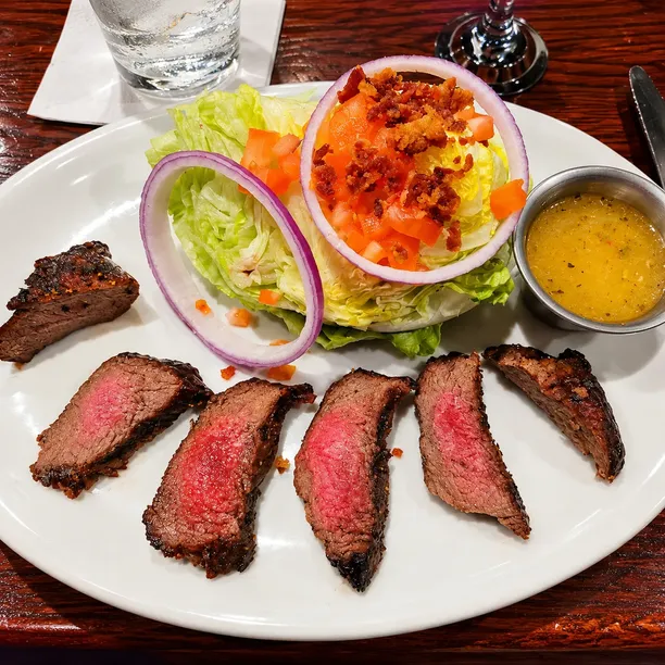 Authentic Steak dishes from the top-rated Texas Land And Cattle kitchen in Austin.