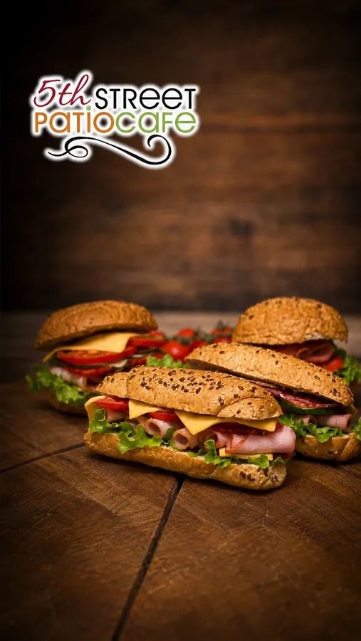 5th Street Patio  Cafe - Mobile Promotional Banner