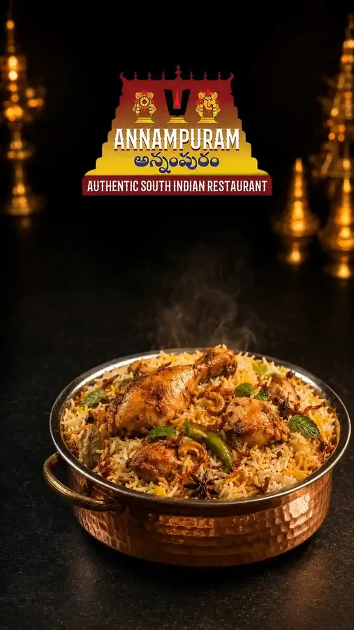 Annampuram authentic south Indian restaurant - Mobile Promotional Banner