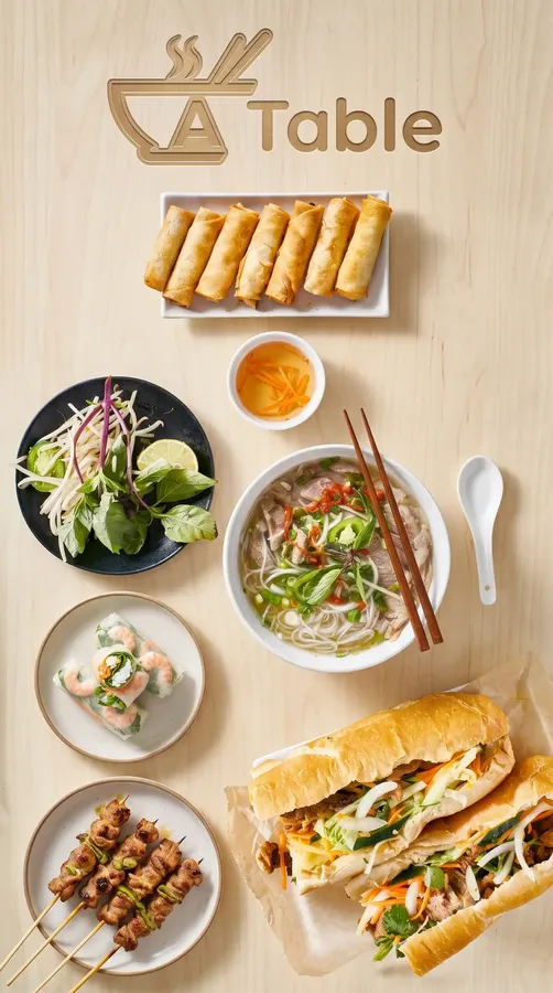 A Table (Old Cafe China & Pho) - Mobile Promotional Banner