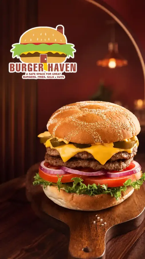 Burger Haven - Mobile Promotional Banner