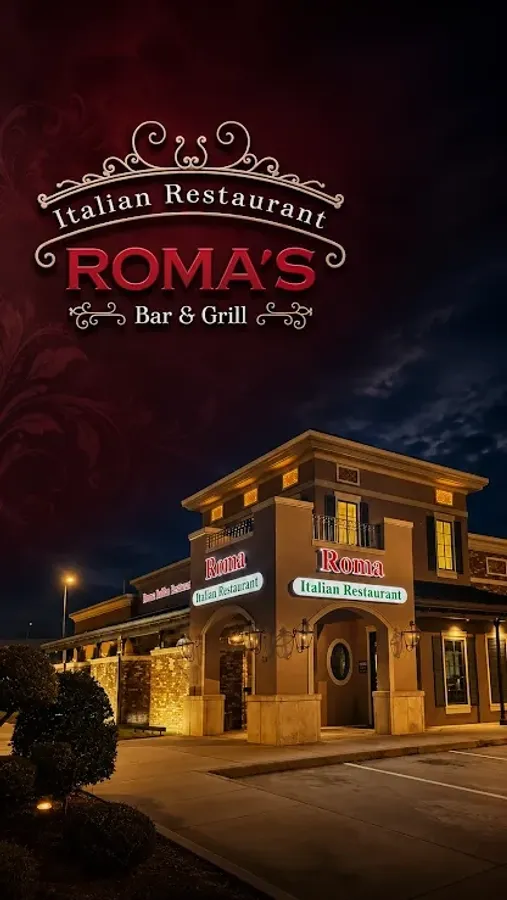 Roma Italian Restaurant - Mobile Promotional Banner