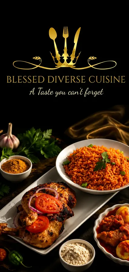 Blessed Diverse Cuisine - Demo - Mobile Promotional Banner