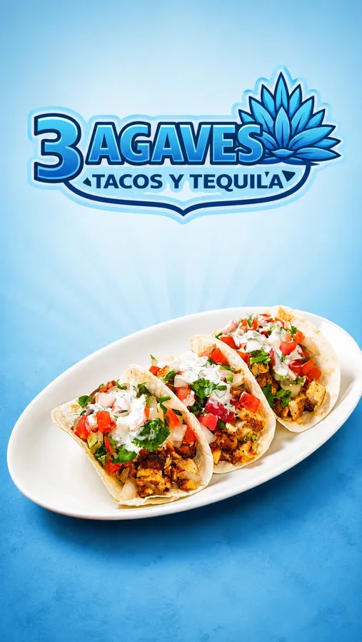 3 Agaves Mexican Restaurant - Mobile Promotional Banner