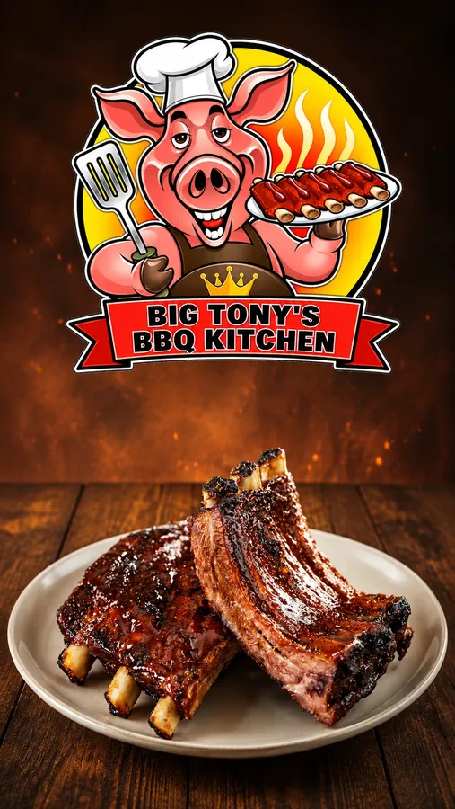 Big Tony's BBQ Kitchen - Mobile Promotional Banner