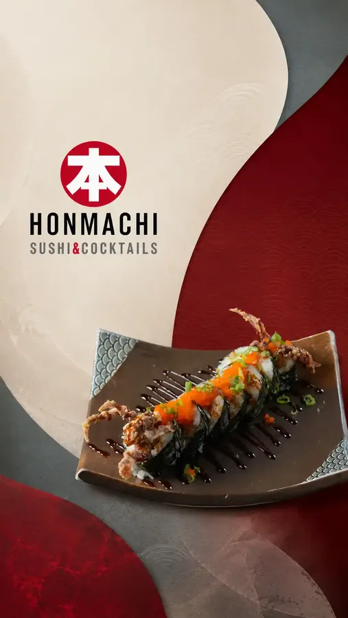 Hon Machi Sushi & Cocktails - Demo - Mobile Promotional Banner