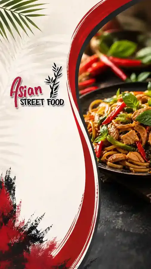 Asian Street Food - Mobile Promotional Banner