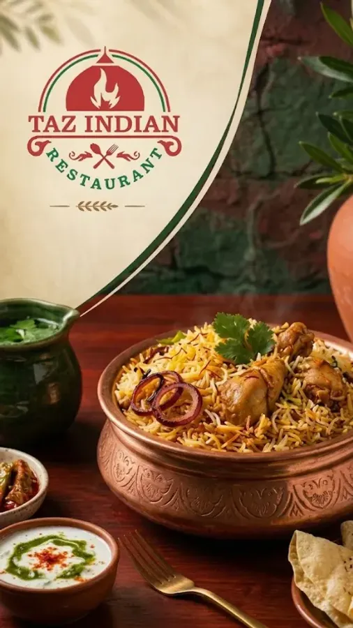 Taz Indian Restaurant - Demo - Mobile Promotional Banner