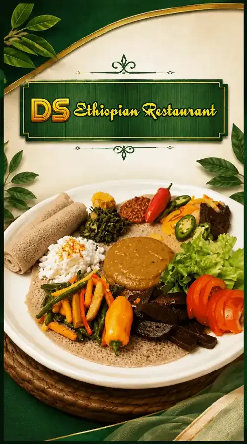 DS Ethiopian Restaurant - Mobile Promotional Banner
