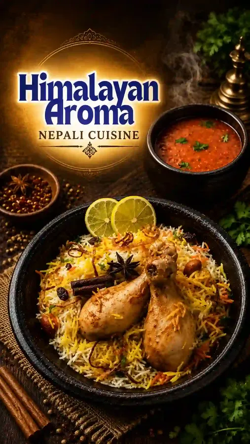 Himalayan Aroma Nepali Cuisine - Mobile Promotional Banner