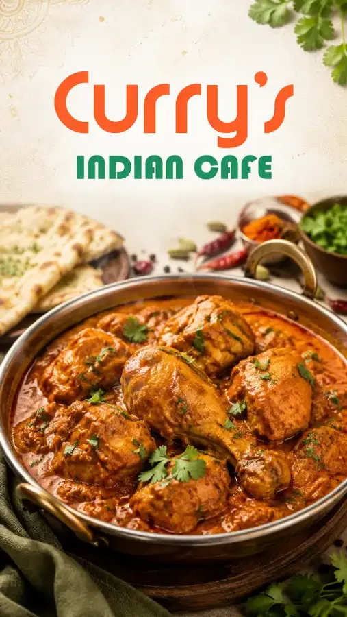 Curry's Indian Cafe - Mobile Promotional Banner