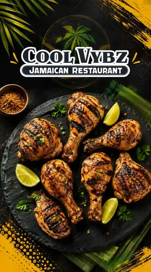 Cool Vybz Jamaican Restaurant - Demo - Mobile Promotional Banner