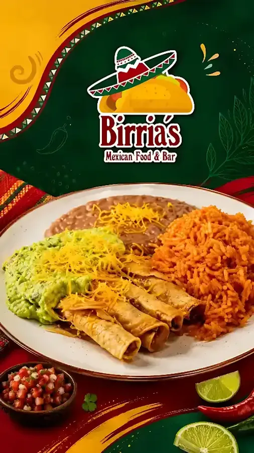 BIRRIA'S MEXICAN FOOD & BAR - Demo - Mobile Promotional Banner