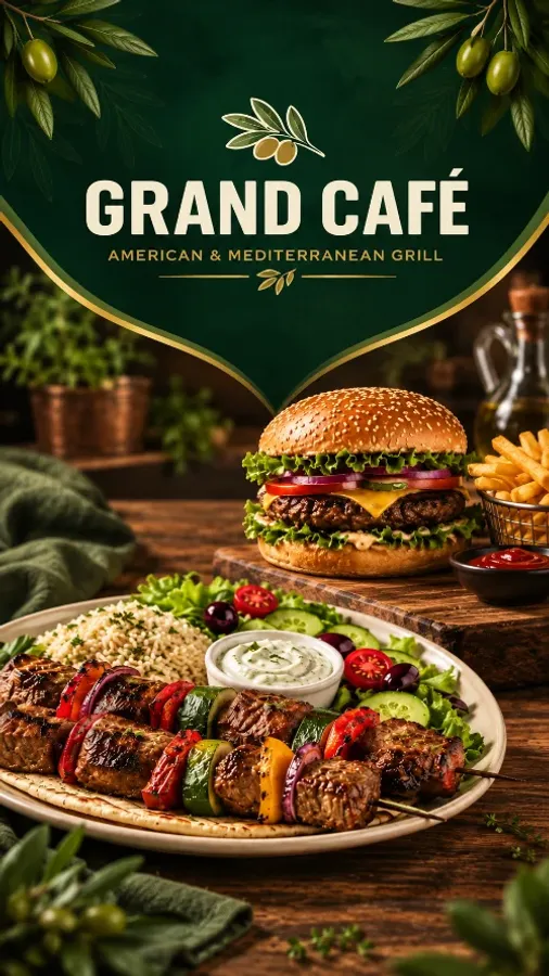 Grand Cafe - Mobile Promotional Banner