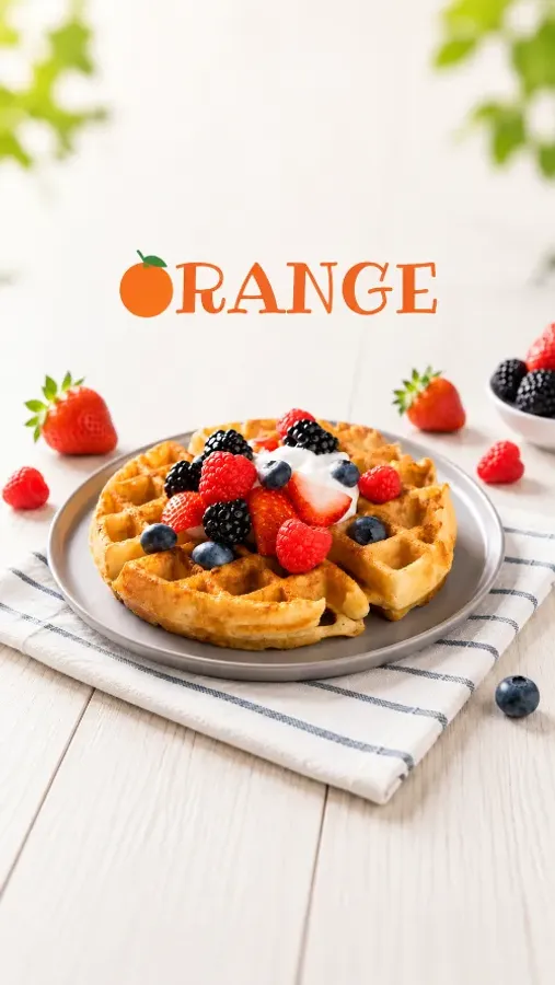 Orange Crepes and Juice - Mobile Promotional Banner