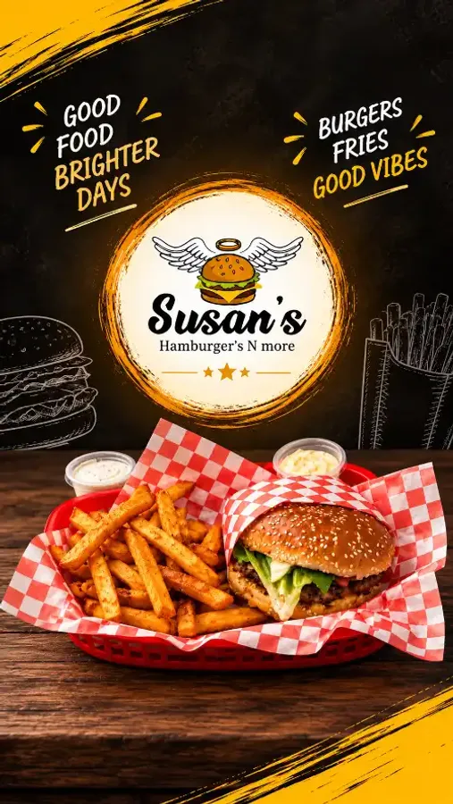 Susan's Burgers & More - Demo - Mobile Promotional Banner