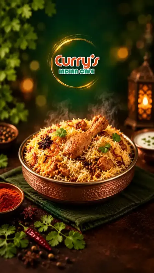 Curry's Indian Cafe - Mobile Promotional Banner