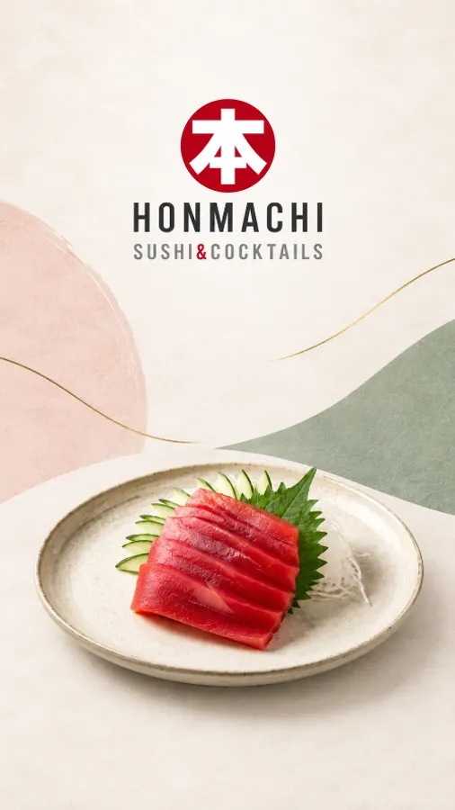 Hon Machi Sushi & Cocktails - Demo - Mobile Promotional Banner
