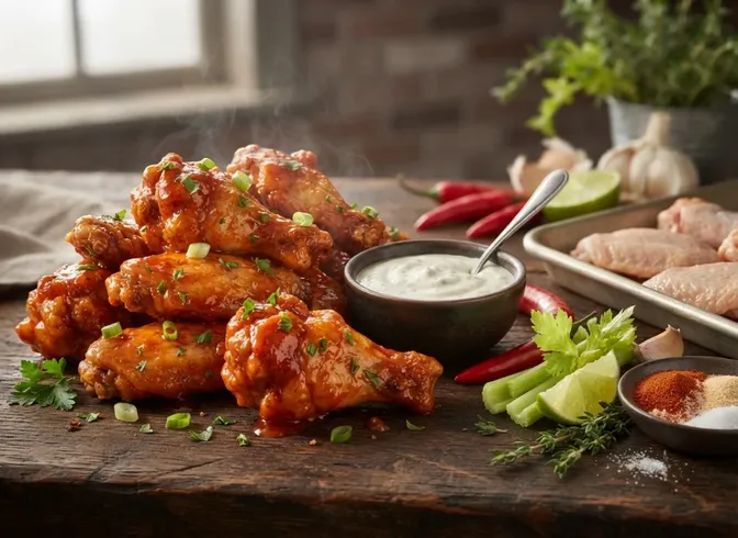 Warm dining atmosphere at America's Best Wings - Demo