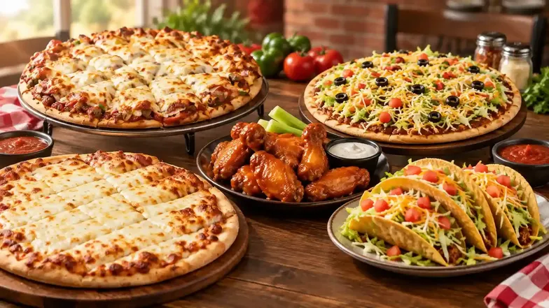Warm dining atmosphere at Classic Pizza Man