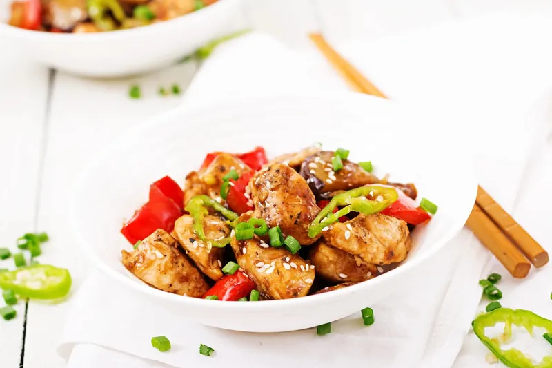 Meat (beef, chicken, pork) Entrees