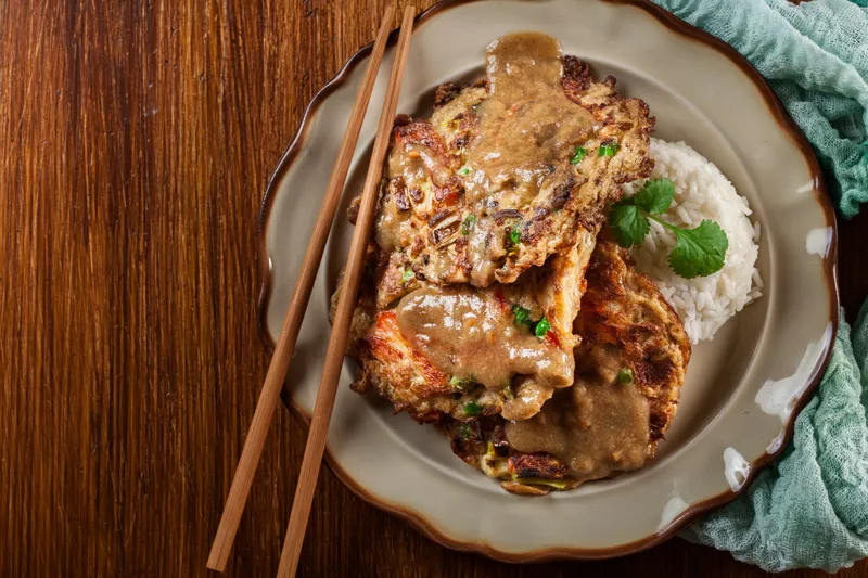 Chop Suey, Bao & Egg Foo Young