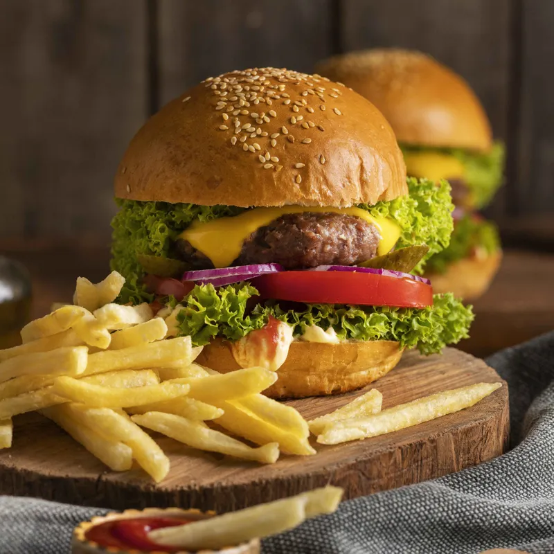 Wraps, Sandwiches & Burgers