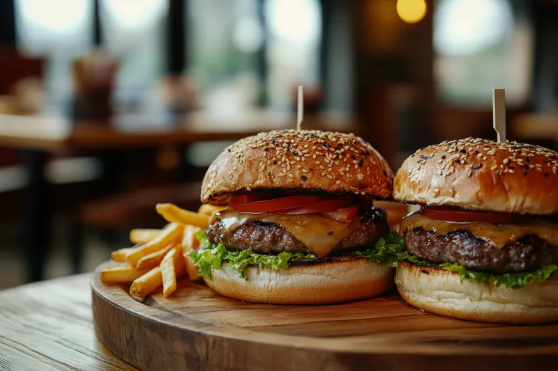 Burgers, Wraps & Sandwiches