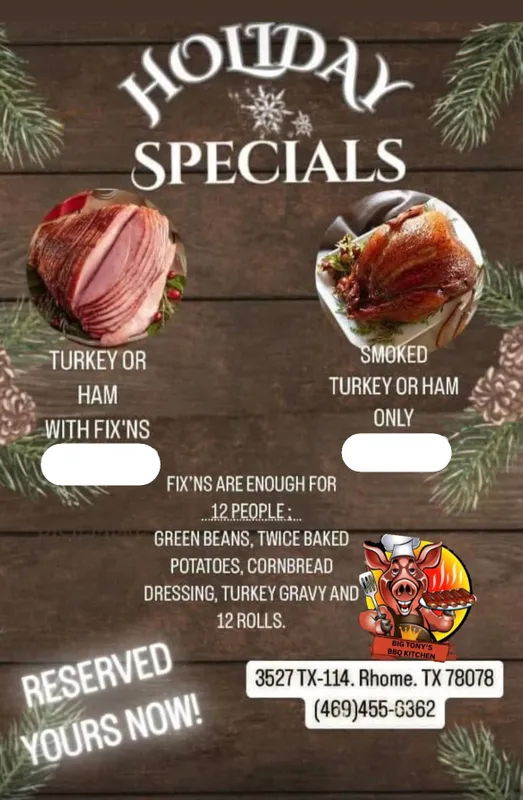 HOLIDAY  SPECIALS