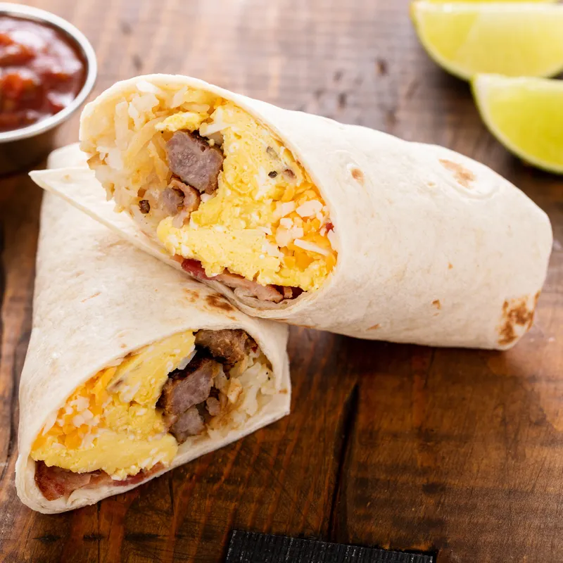 Lunch Smothered Burritos