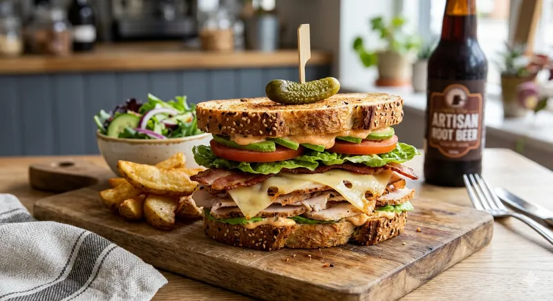Sandwich And Pizza