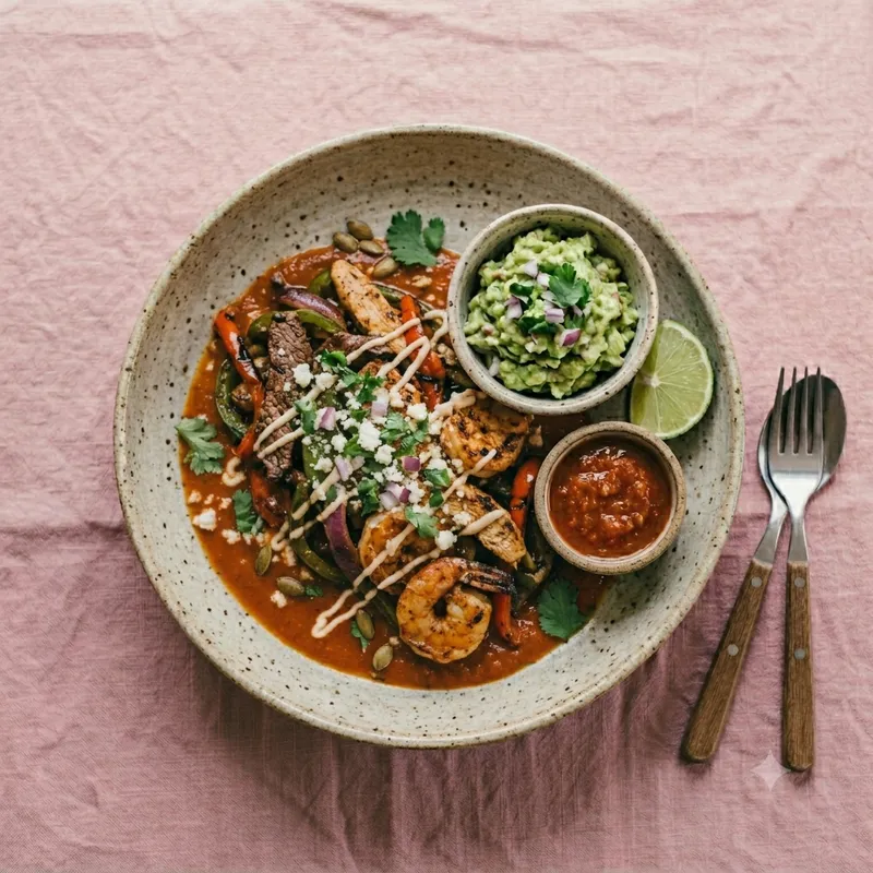Pollo Y Carne