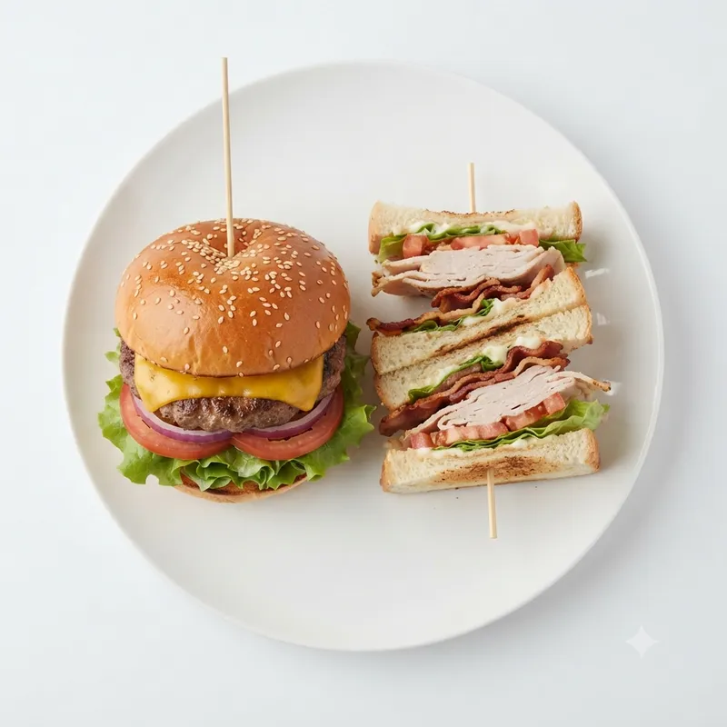 Burgers, Sandwiches & Baskets