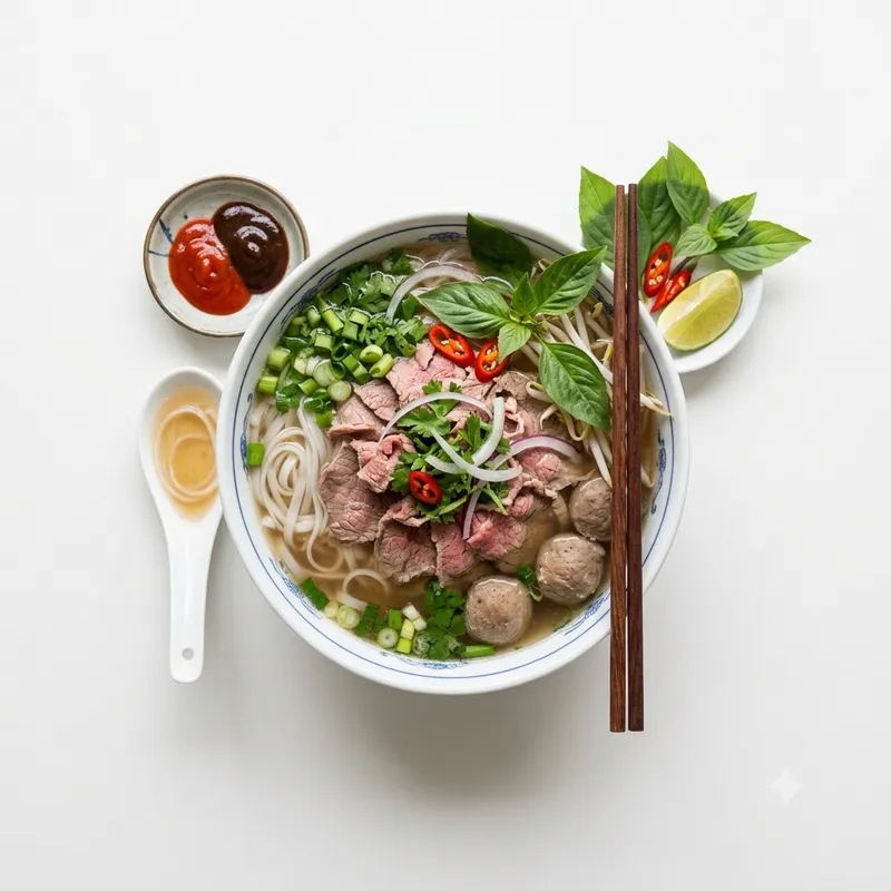 Pho & Rice Platter
