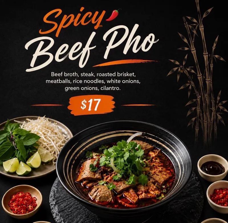 Vietnamese Pho noodles