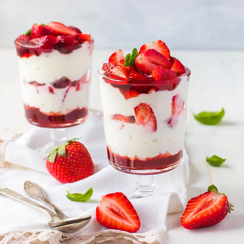 Fresas Con Crema