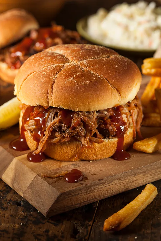 Tennessee Pulled Pork BBQ Sandwich