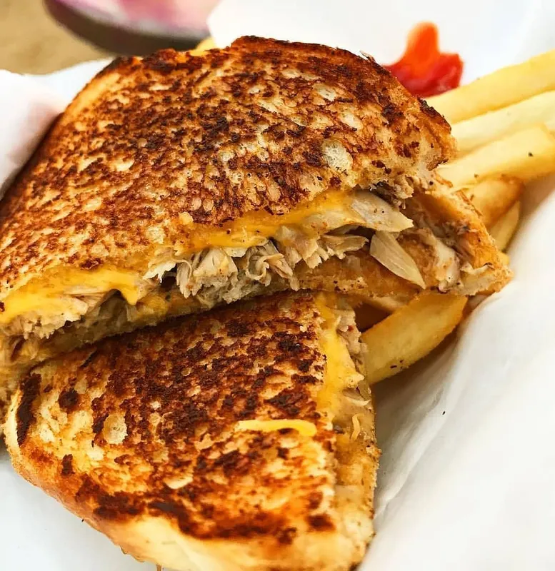 Jerk Chicken Grilled Cheese
