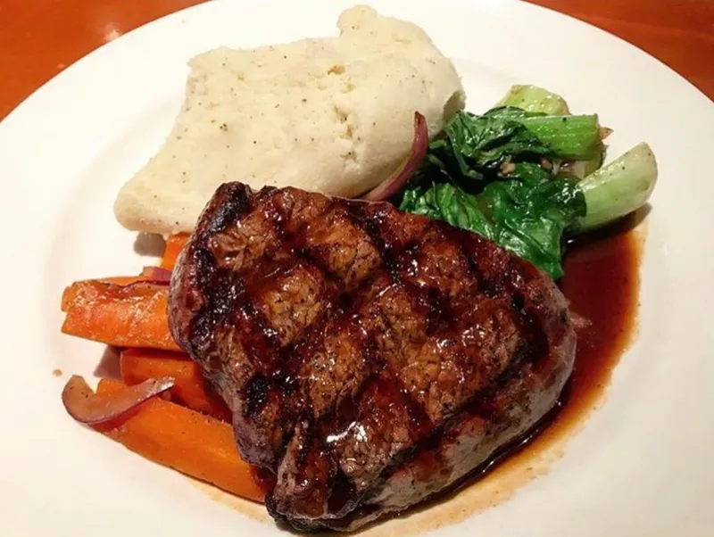 Beef Tenderloin with Sauteed Vegetables