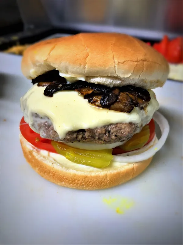 Mushroom Swiss Burger