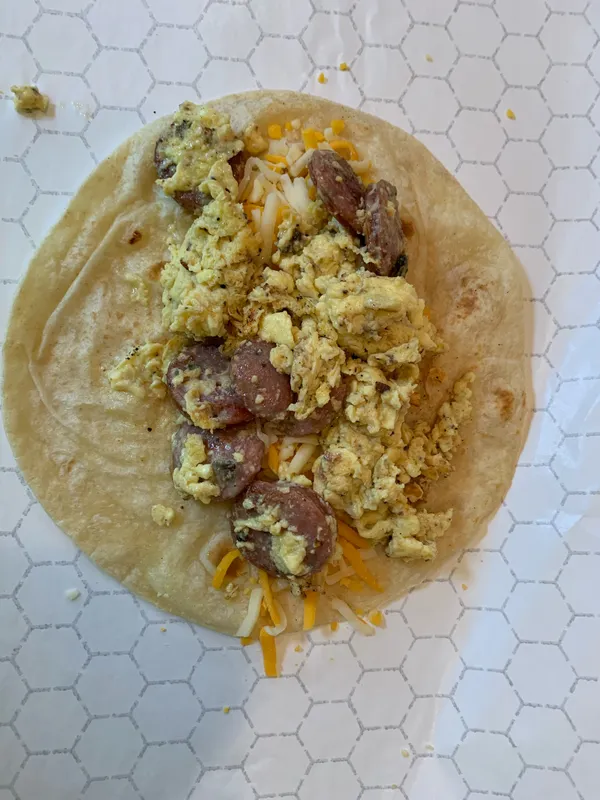 Smoked Jalapeno Cheddar Sausage and Egg